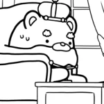 coloriage Sumikko Gurashi pour enfant de 10 ans