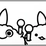 coloriage Sumikko Gurashi et decoupage a imprimer gratuit