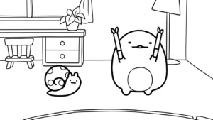 coloriage Sumikko Gurashi pour enfant de 5 ans