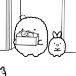 coloriage Sumikko Gurashi pour enfant de 10 ans