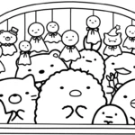 coloriage Sumikko Gurashi a dessiner et imprimer