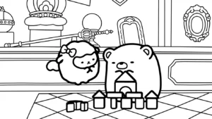 coloriage Sumikko Gurashi pour enfants à imprimer