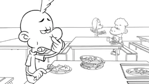image pour coloriage Titeuf enfant