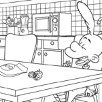coloriage Titeuf a imprimer pour enfant de 4 ans