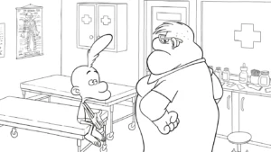 coloriage Titeuf à imprimer pour enfant de 9 ans