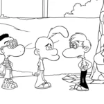 coloriage Titeuf pour enfant de 7 ans