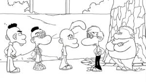coloriage Titeuf pour enfant de 7 ans