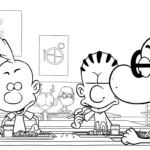 coloriage Titeuf à imprimer a4