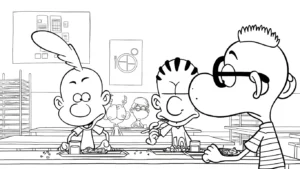 coloriage Titeuf à imprimer a4