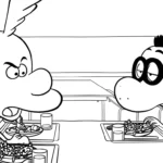 coloriage Titeuf a imprimer pour enfant de 4 ans