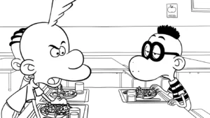 coloriage Titeuf a imprimer pour enfant de 4 ans