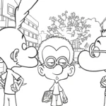 coloriage Titeuf pour enfant de 5 ans