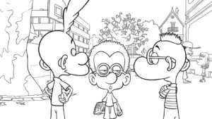 coloriage Titeuf pour enfant de 5 ans