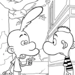 coloriage Titeuf pour enfant de 6 ans