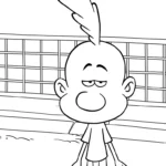 coloriage Titeuf à imprimer pour enfant de 9 ans