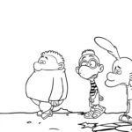 coloriage Titeuf et découpage à imprimer