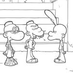 coloriage Titeuf pour enfant de 3 ans
