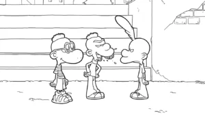 coloriage Titeuf pour enfant de 3 ans