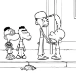coloriage Titeuf à imprimer pour enfant de 12 ans