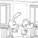 coloriage Titeuf pour primaire