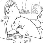 coloriage We Bare Bears a dessiner en ligne