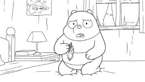 imprimer coloriage We Bare Bears