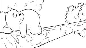 coloriage We Bare Bears pour enfant de 8 ans