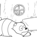 coloriage We Bare Bears à imprimer pour enfant de 6 ans