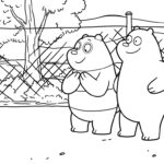 coloriage We Bare Bears gratuit à imprimer