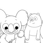 coloriage We Bare Bears a telecharger