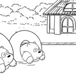 coloriage We Bare Bears pour enfants a imprimer gratuit