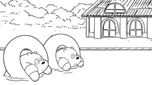 coloriage We Bare Bears pour enfants a imprimer gratuit