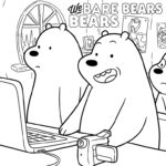 coloriage We Bare Bears a telecharger
