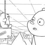 image pour coloriage We Bare Bears enfant