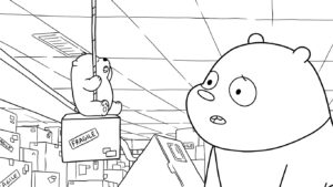 image pour coloriage We Bare Bears enfant