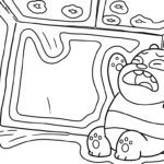 coloriage We Bare Bears à imprimer pour enfant de 4 ans