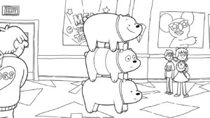 coloriage We Bare Bears gratuit en ligne