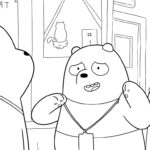 coloriage We Bare Bears pour enfants à télécharger