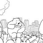 coloriage We Bare Bears a colorier en ligne