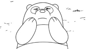 coloriage We Bare Bears pour enfant de 8 ans