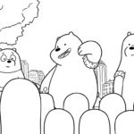 coloriage We Bare Bears et dessin a imprimer