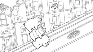 coloriage We Bare Bears et dessins