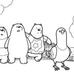 coloriage We Bare Bears en ligne pour enfant