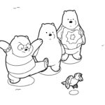 coloriage We Bare Bears pour enfant de 6 ans