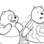 coloriage We Bare Bears à imprimer gratuit