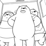 coloriage We Bare Bears pour enfant de 10 ans
