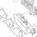 coloriage We Bare Bears pour bebe a imprimer