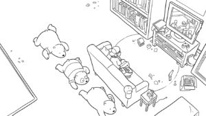 coloriage We Bare Bears pour bebe a imprimer