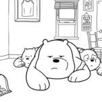 coloriage We Bare Bears à imprimer gratuitement