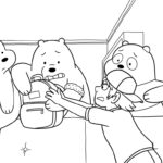 coloriage We Bare Bears de pour enfants